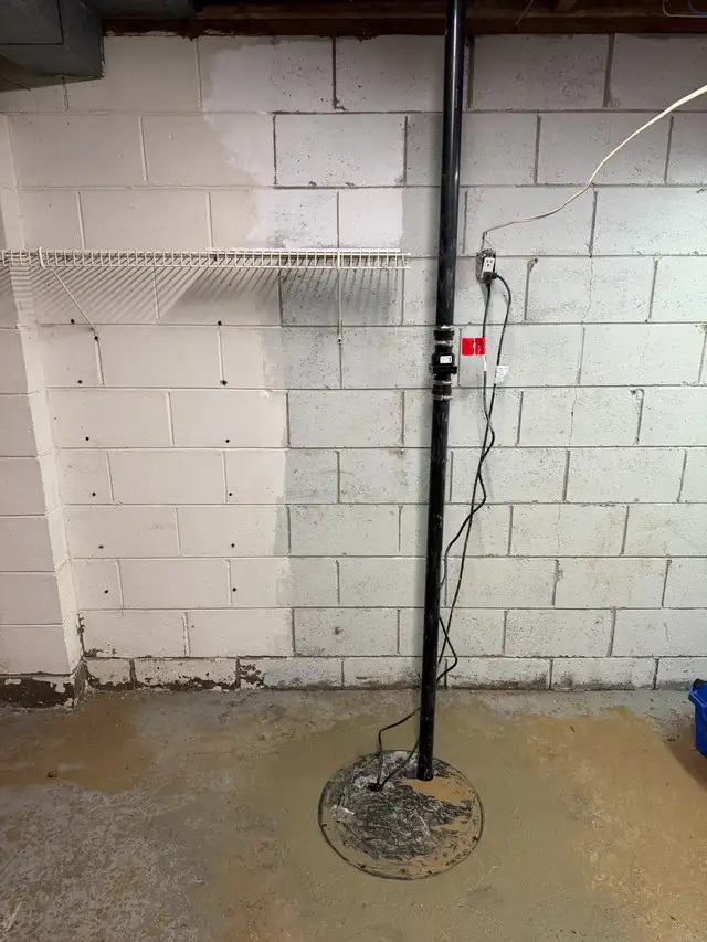 sump pump plumbing - Photo 2