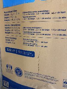 Brand New 7’x 7’ Suncast  Cascade Shed