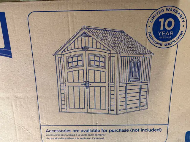 Brand New 7’x 7’ Suncast  Cascade Shed - Photo 3