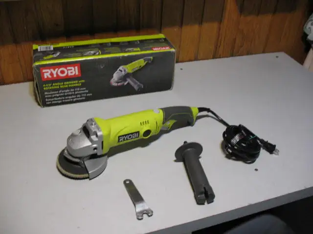 RYOBI 4 1/2 inch Corded Angle Grinder, BRAND NEW - Photo 8