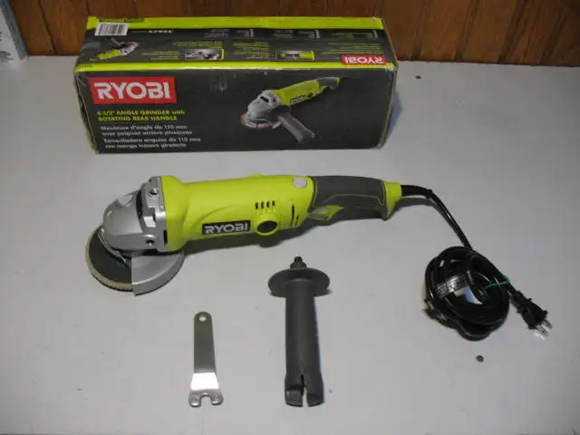 RYOBI 4 1/2 inch Corded Angle Grinder, BRAND NEW - Photo 9