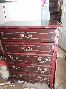matching dresser set cherry