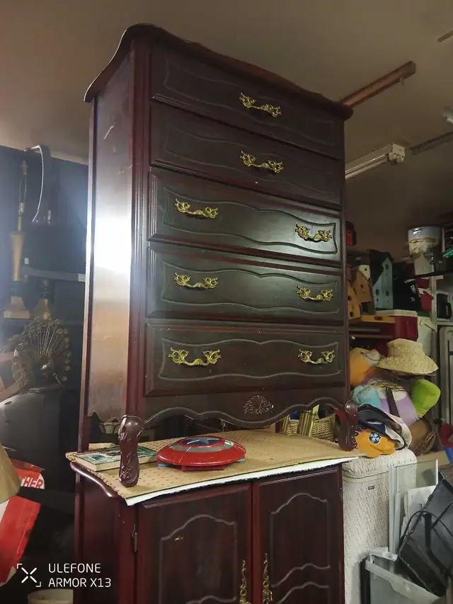 matching dresser set cherry - Photo 6