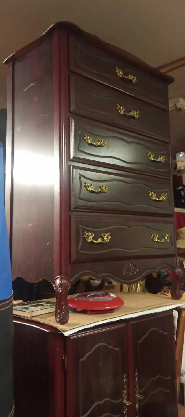 matching dresser set cherry - Photo 7