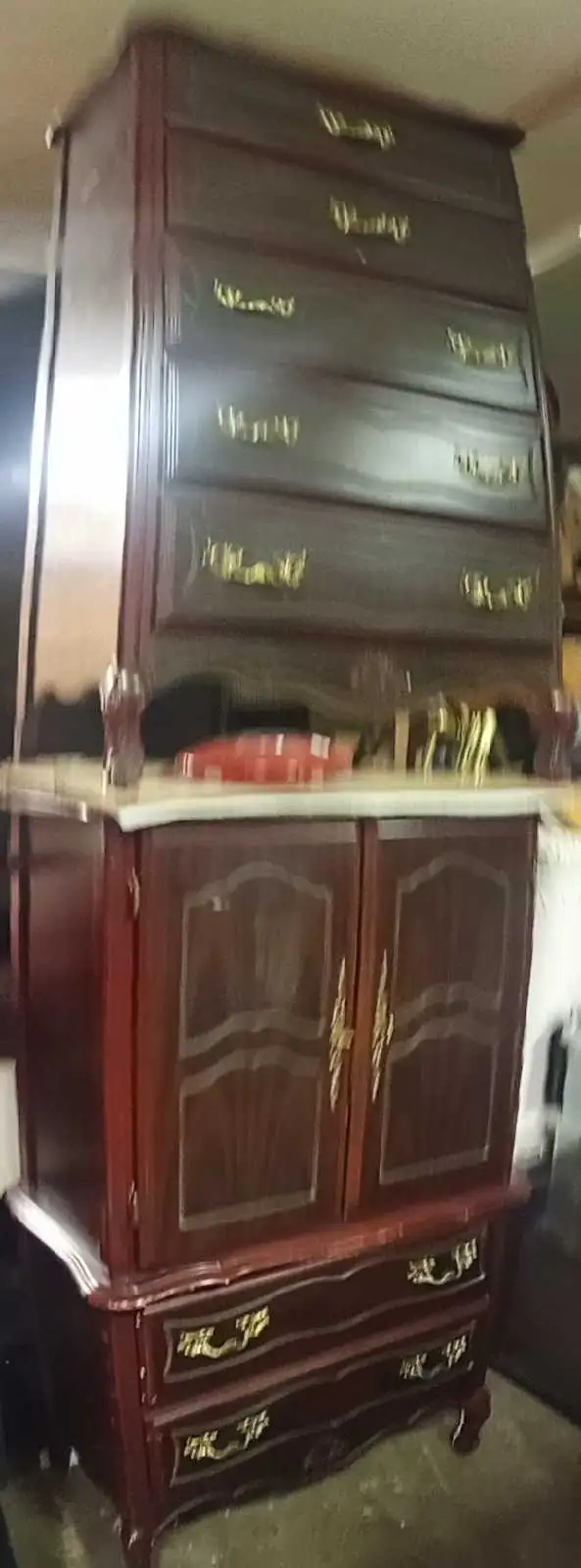 matching dresser set cherry - Photo 8