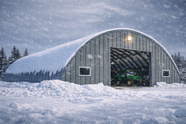 SAVE $11,000! New 50x60 15-Gauge Quonset Kit - Photo 6