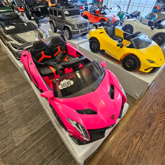 Kids Electric Trucks & Cars with Rubber Wheels, Remote, Music - Photo 2