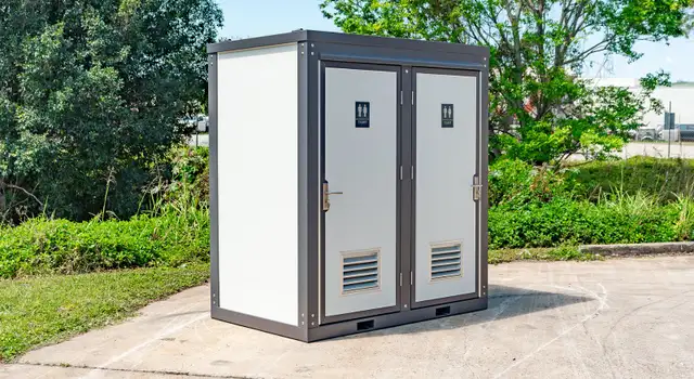 Outdoor Double Portable Washroom - Photo 3