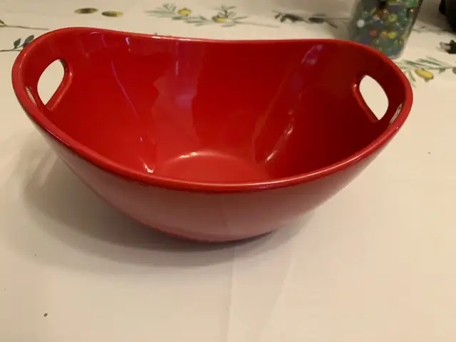 NEW Bowl. Rachel Ray. Lovely red shade.