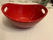 NEW Bowl. Rachel Ray. Lovely red shade.