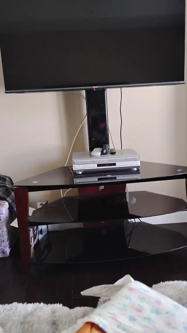 Smoked Glass TV Stand