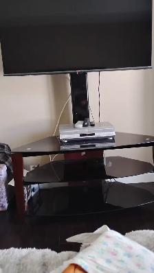 Smoked Glass TV Stand