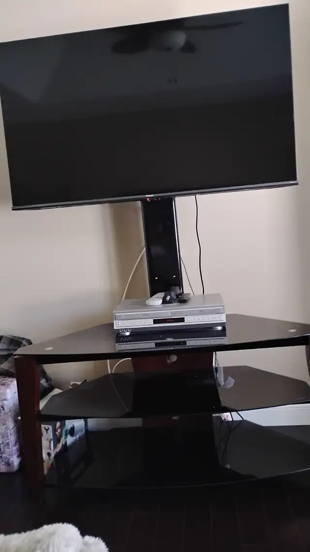 Smoked Glass TV Stand - Photo 2