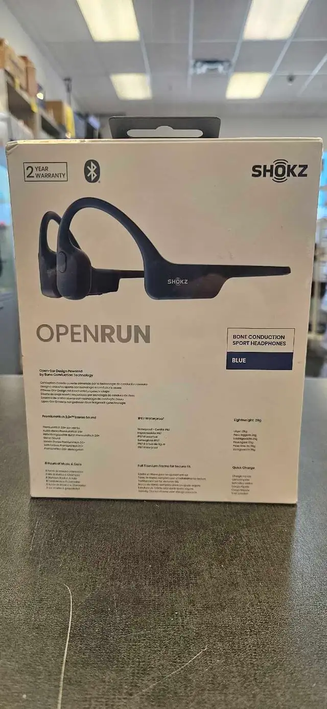 SHOKZ Openrun Bone Conduction Sport Headphones - Photo 3