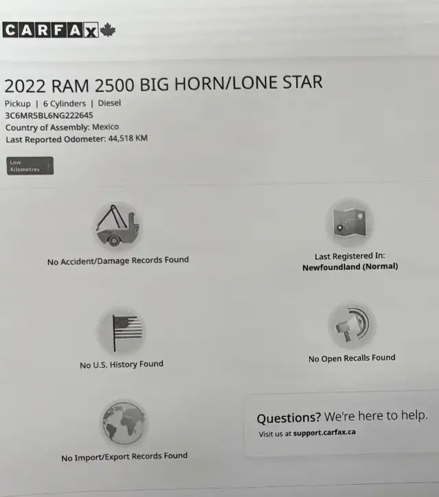 2022 2500 SINGLE CAB DODGE DIESEL INSPECTED - Photo 8