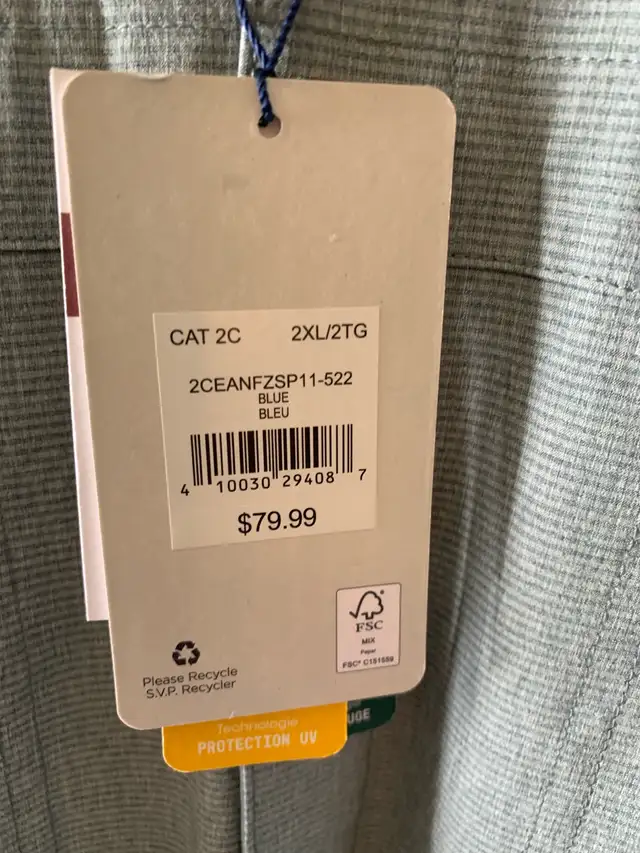 NEW. Wind River dress shirt. 2XLG. - Photo 3