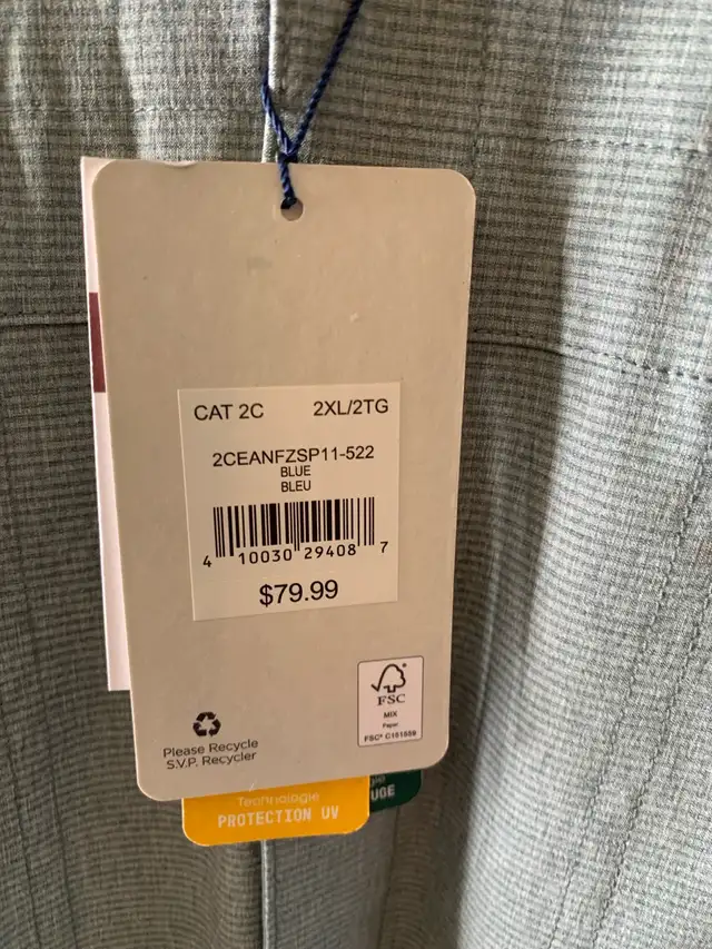 NEW. Wind River dress shirt. 2XLG. - Photo 4