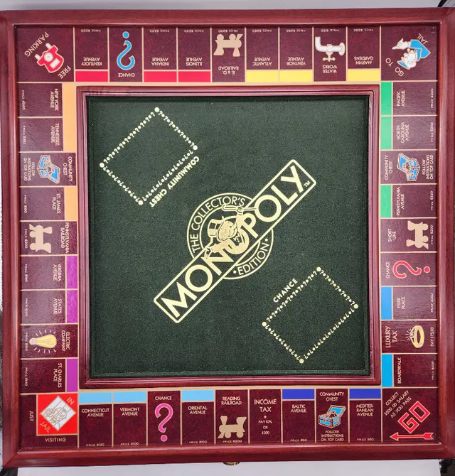 Franklin Mint Collector's Edition Monopoly Board Game Brand New