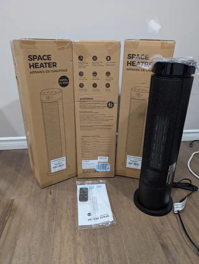 Brand New Tower Oscillating Space Heater For Sale - Photo 2