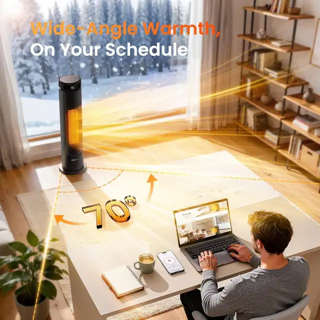 Brand New Tower Oscillating Space Heater For Sale - Photo 3