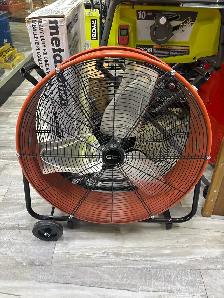 Commercial Electric 24"  2 Speed Drum Floor Fan