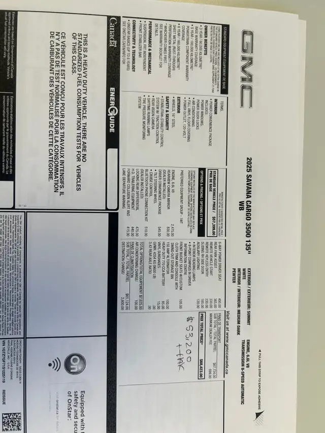 NEW Savana 3500 Cargo Van 15k off ! - Photo 4