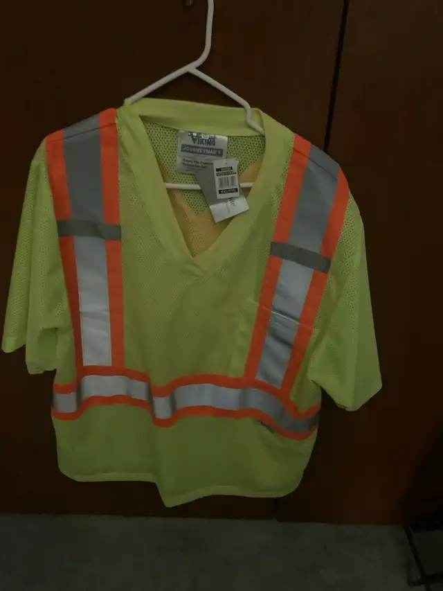 NEW with tags. 2 XLG. High Visibility shirt.