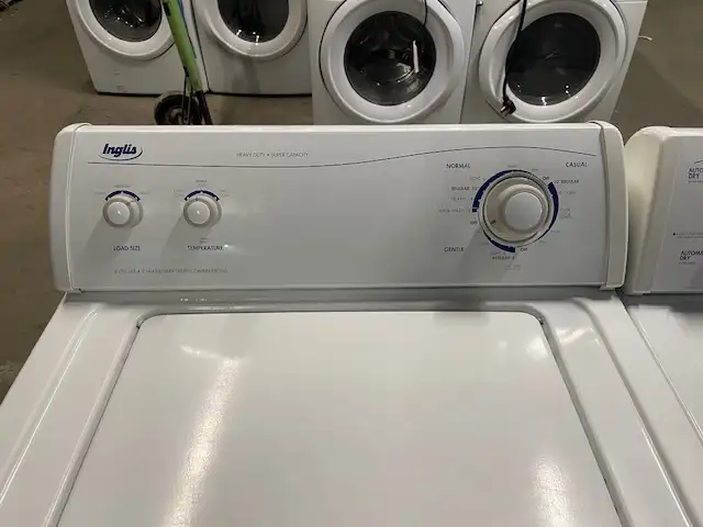 Laveuse sécheuse traditionnelles blanches Inglis - Photo 2