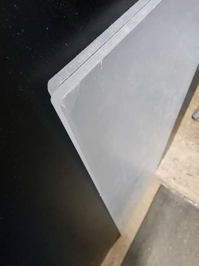 acrylic precut 13 x 46 inches x 1/4