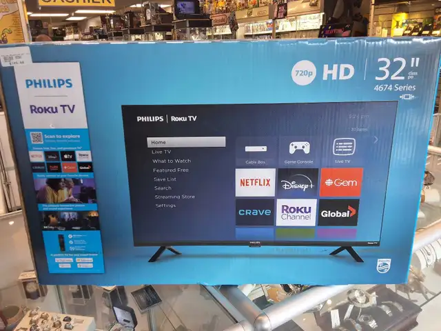 Philips Roku TV 32' (BNIB)