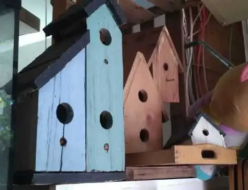 unique custom-built handmade birdhomes