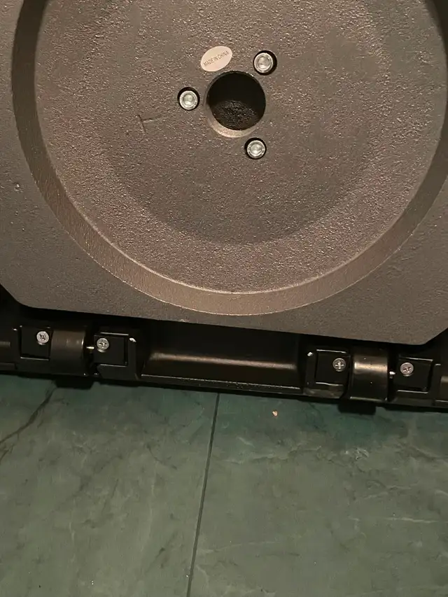 Brand New Treasure Garden 100lb metal umbrella stand on wheels - Photo 3