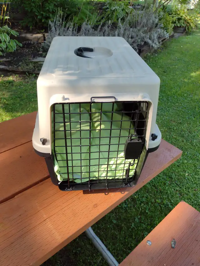 Cat carrying cage like new - Photo 5