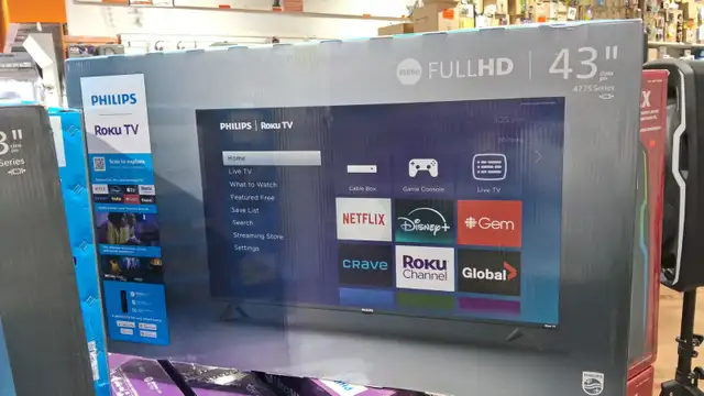 PHILIPS 43' ROKU TV FULL HD 43PFL4775/F6 B