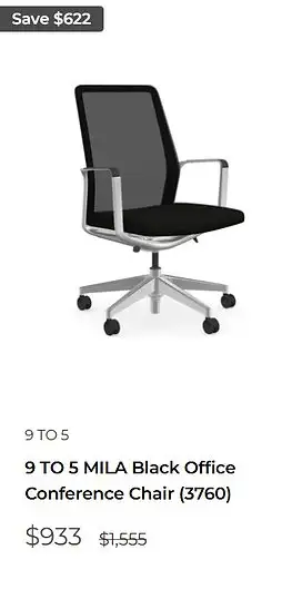 9 to 5 Mila Chair – Ergonomic Office Seating! - Photo 4