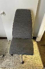 Clamshell High Back Armless Chair!