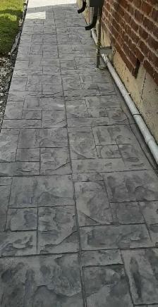 stamp pattern and fresh concrete free phone quote call me 64