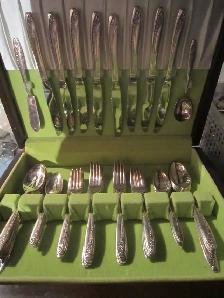 #59B  STARLIGHT silverware set for 8 - Photo 2