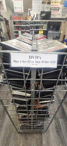 Blu-rays and DVDs