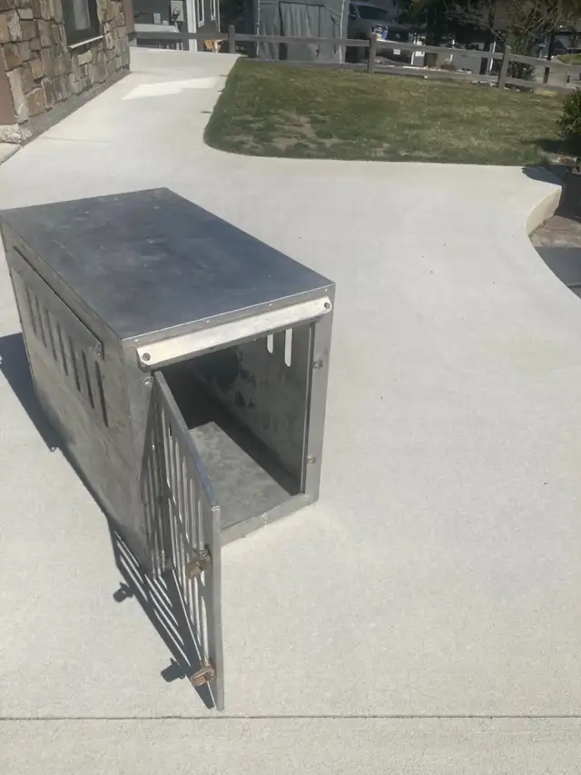 Dog Kennel, Stainless Steel Crate - Photo 2