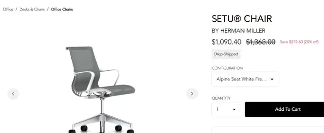 Herman Miller Setu Chair! - Photo 3