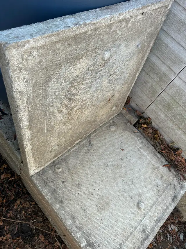 Free pavers 24 in. x 24 in. x 2 in