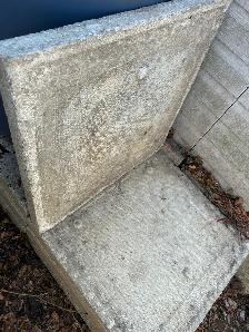 Free pavers 24 in. x 24 in. x 2 in