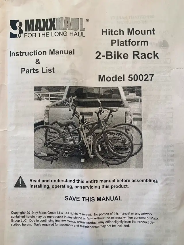 Hitch Mount 2 - Bike Rack