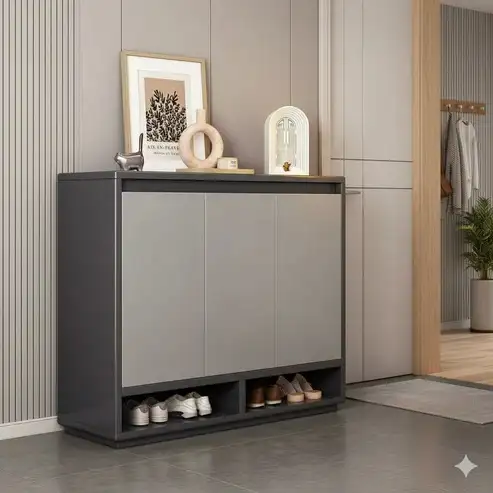 Brand New Shoe Cabinet 90 cm 2-Door Shoe Cabinet $139 - Photo 6