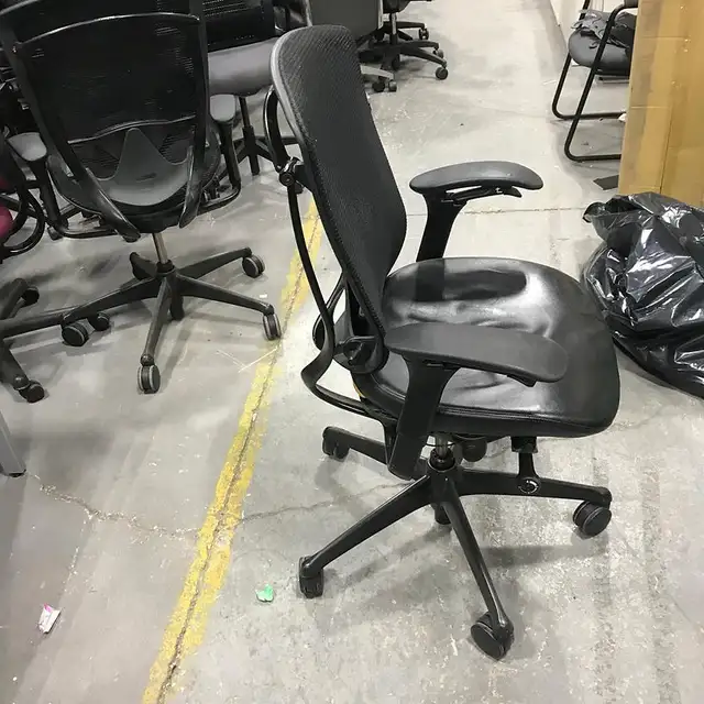 Teknion Leather Contessa Task Chair-Call Us Now! - Photo 2