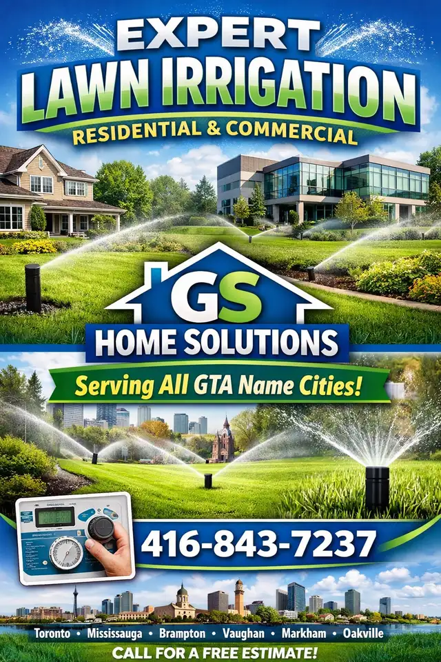 SPRING IS HERE – BOOK YOUR SPRINKLER SYSTEM NOW!