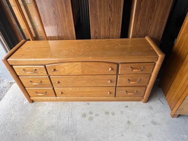 Free delivery used Wooden Dresser