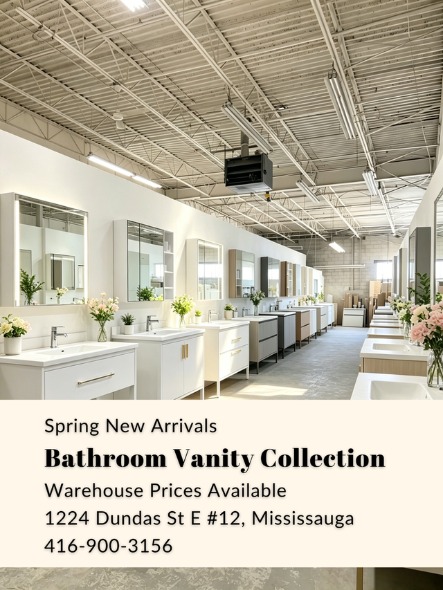 Bathroom Vanity Spring New Arrivals – Warehouse Prices!