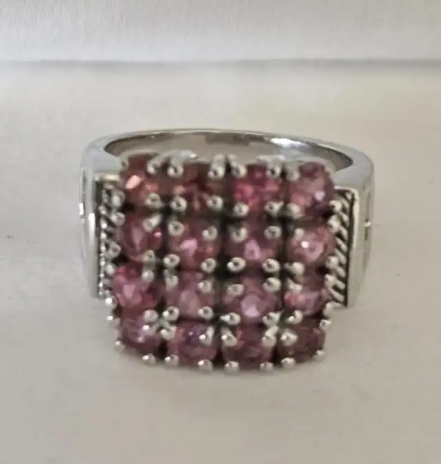 Gemstone Sterling Silver 925 Size 8 Ring